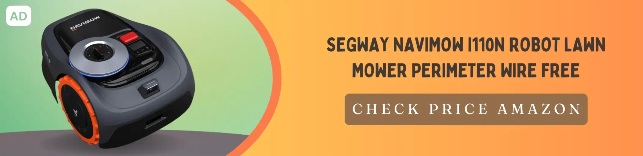 Segway Navimow i110N Robot Lawn Mower Perimeter Wire Free