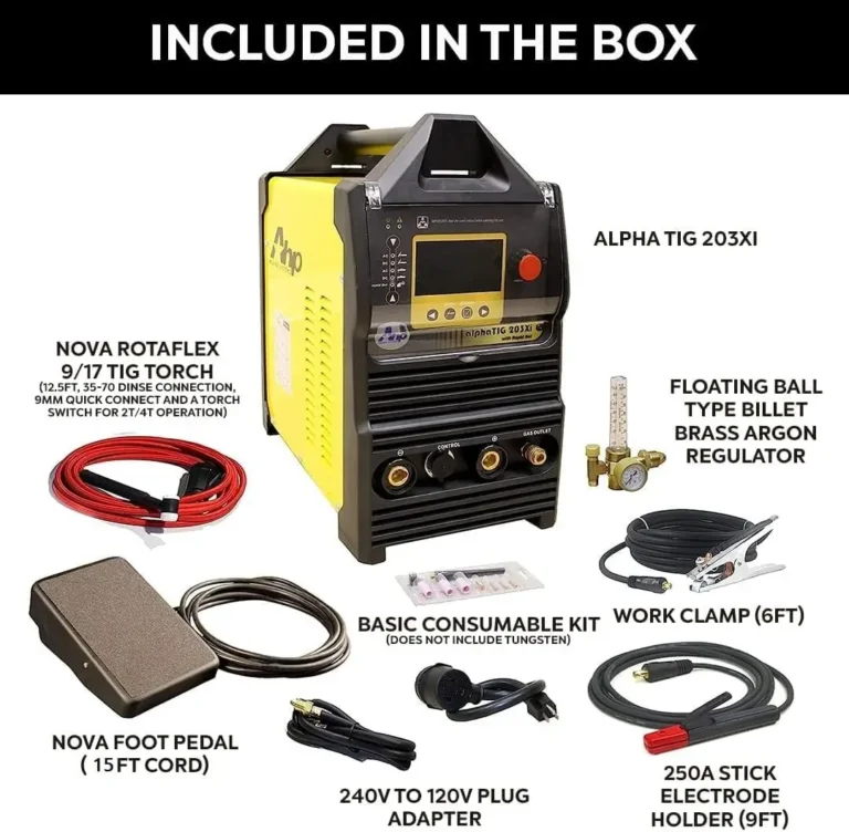 AHP AlphaTIG 203Xi 200 Amp IGBT AC DC Tig/Stick Welder