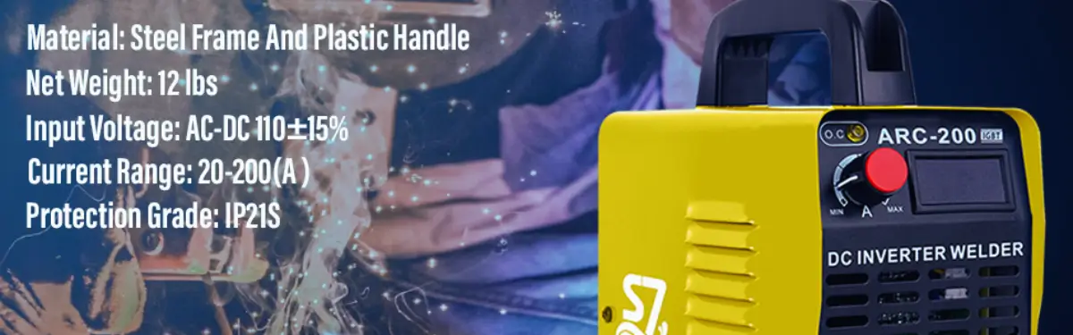 Applications S7 Powerful 200Amp ARC Stick Welder