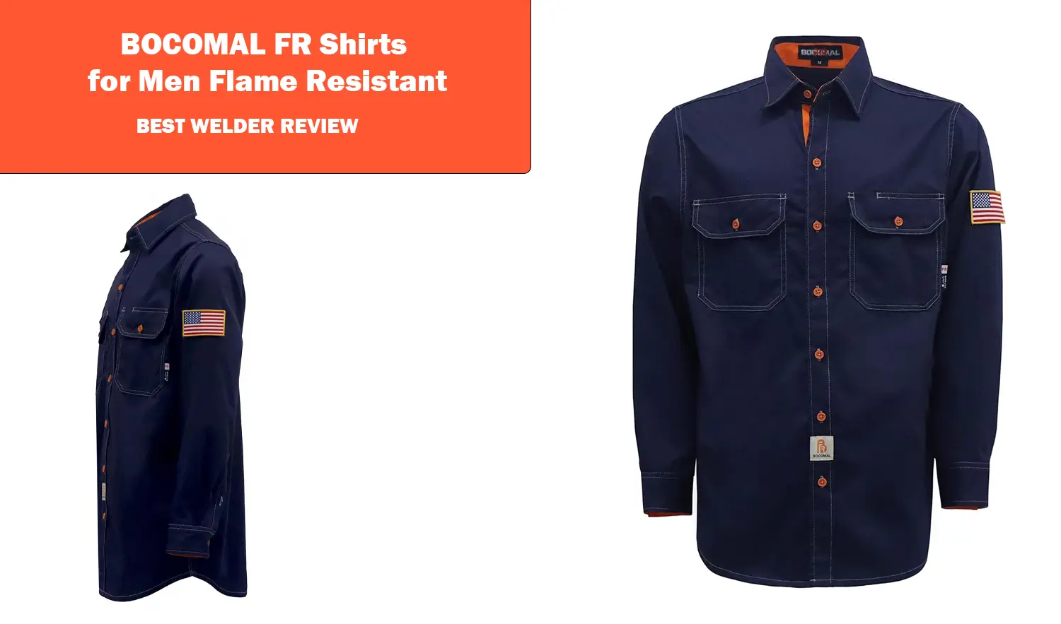 BOCOMAL FR Shirts for Men Flame Resistant