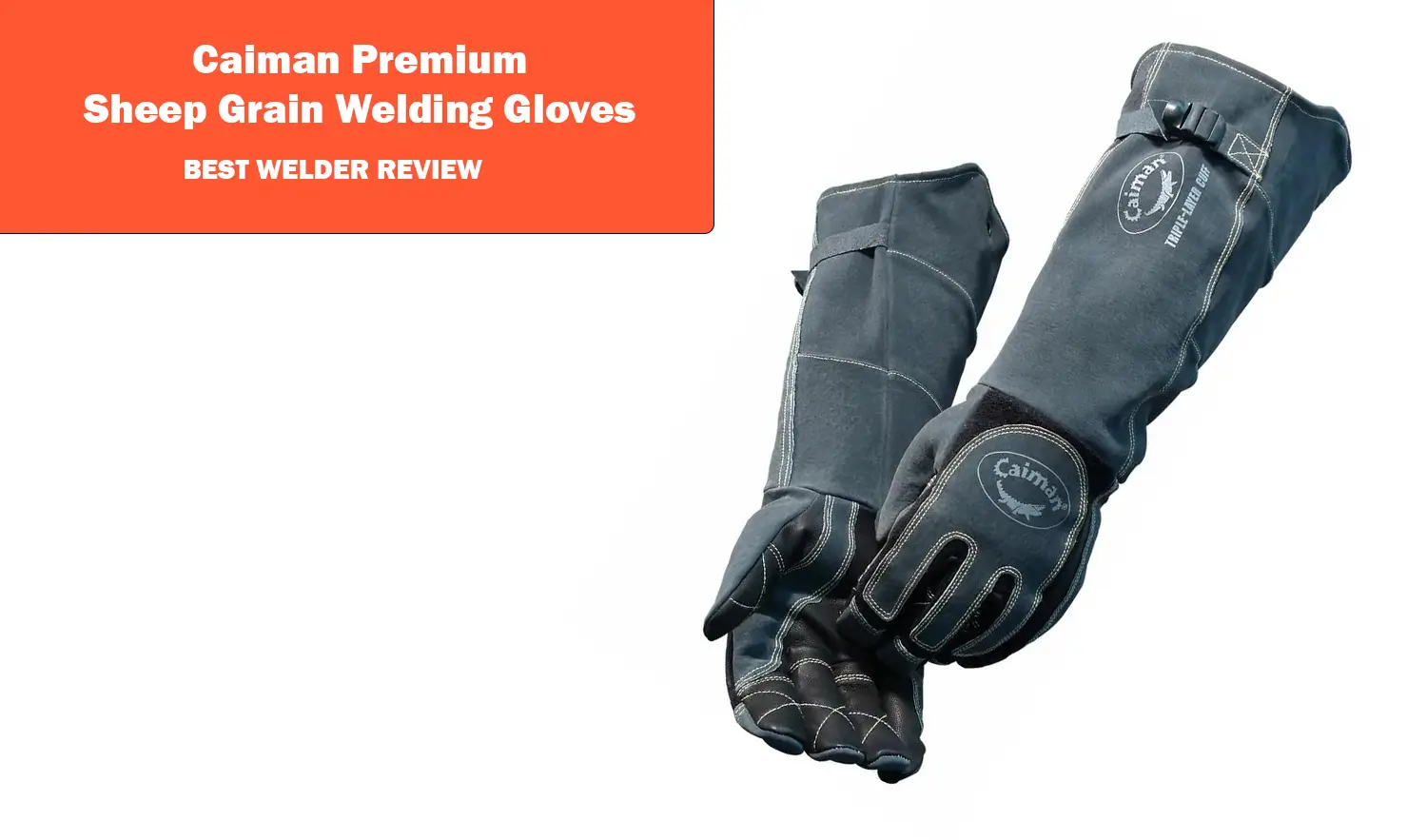 Caiman Premium Sheep Grain Welding Gloves