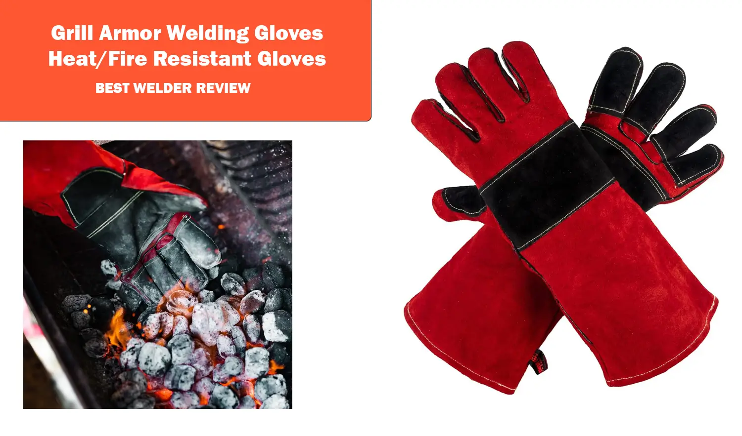 The Grill Armor Welding Gloves are engineered to provide superior heat protection, withstanding temperatures up to 932℉. These 16-inch gloves are constructed from rugged leather, making them ideal for a range of high-heat applications, including MIG and Stick welding. Their exceptional heat resistance also makes them perfect for use in grilling, BBQs, handling hot pots, or working with ovens, stoves, and fireplaces. The gloves feature an extended 16-inch length, offering comprehensive coverage for both hands and forearms, effectively shielding against sparks, intense heat, and molten metal. They are equipped with a reinforced design to ensure durability and a secure grip, enhancing safety and precision during use. Additionally, the gloves are versatile enough for tasks such as animal handling, making them a practical choice for a variety of demanding environments.