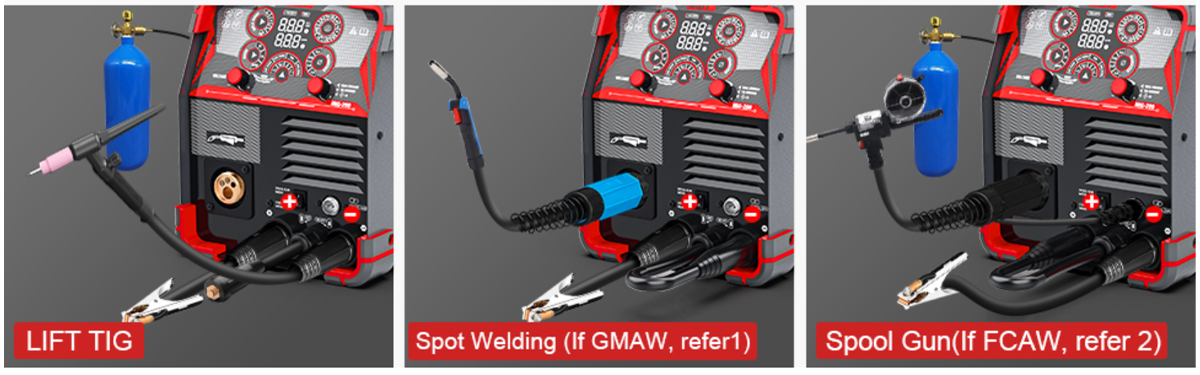 AWT MIG Welder, 200Amp 8 in 1 Gas