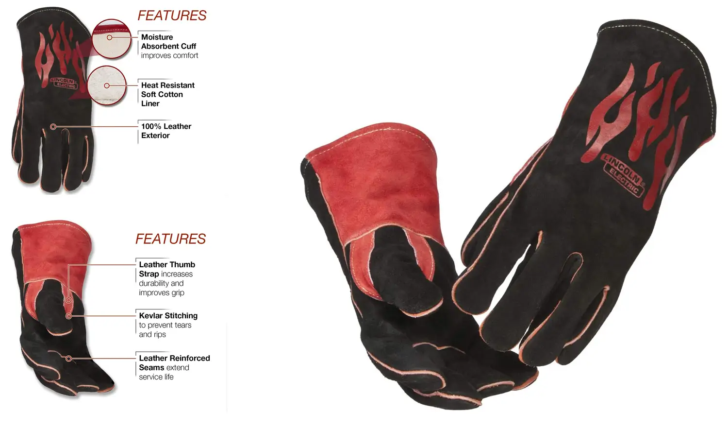 Lincoln Electric Traditional Welding Gloves