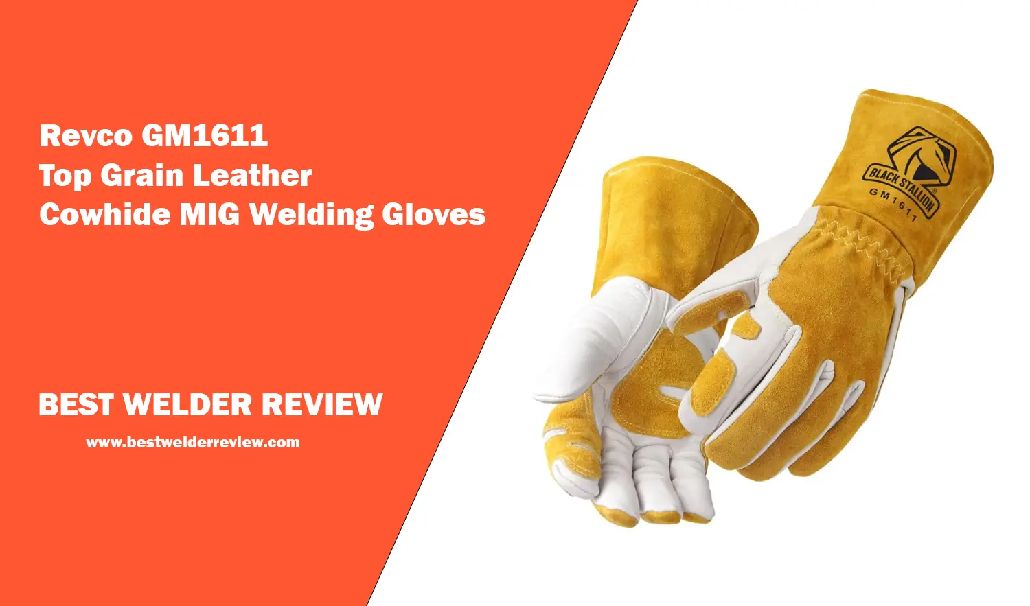 Revco GM1611 Cowhide mig Welding Gloves