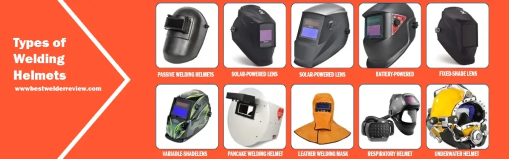 Types of Welding Helmets